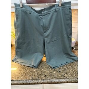 Dunning Golf Shorts‎ Mens 38 Stretch Chino Outdoor Performance Gray